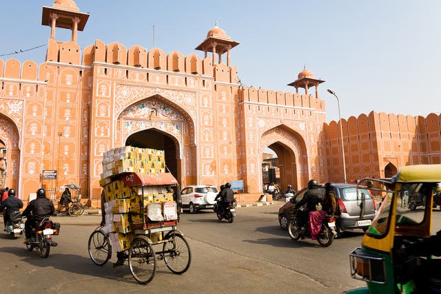 Ajmeri gate, Jaipur, Rajasthan