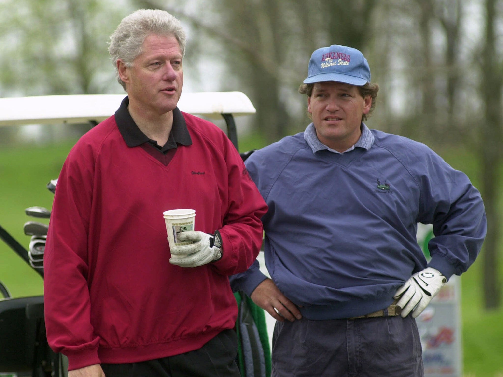 Ex-President Bill Clinton with his brother Roger, whose nickname was 'Headache'