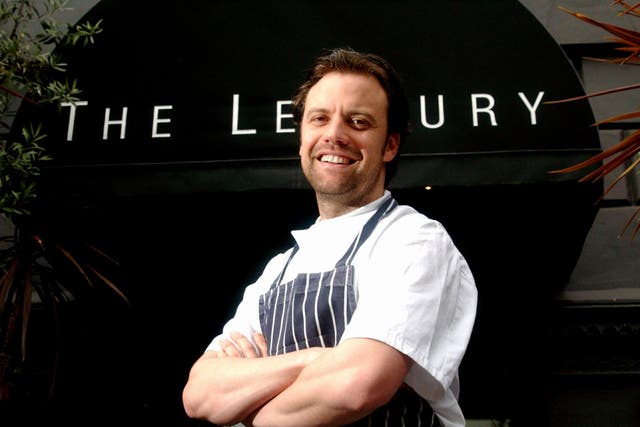 Head chef Brett Graham serves up sourdough ice cream at London's The Ledbury