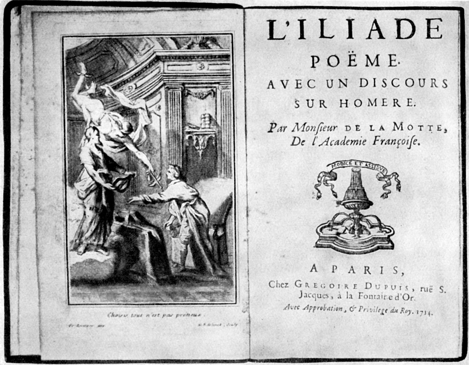 The Illiad by Homer (French edition, 1714)