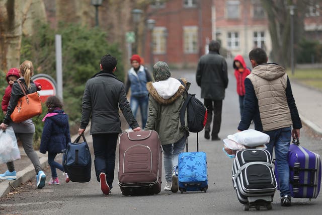The UK government says it welcomes genuine refugees as opposed to 'economic migrants'