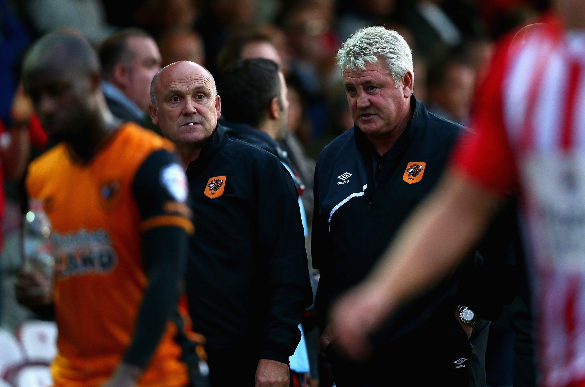 Steve Bruce after the penalty shoot-out win over Accrington Stanley in the Capital One Cup