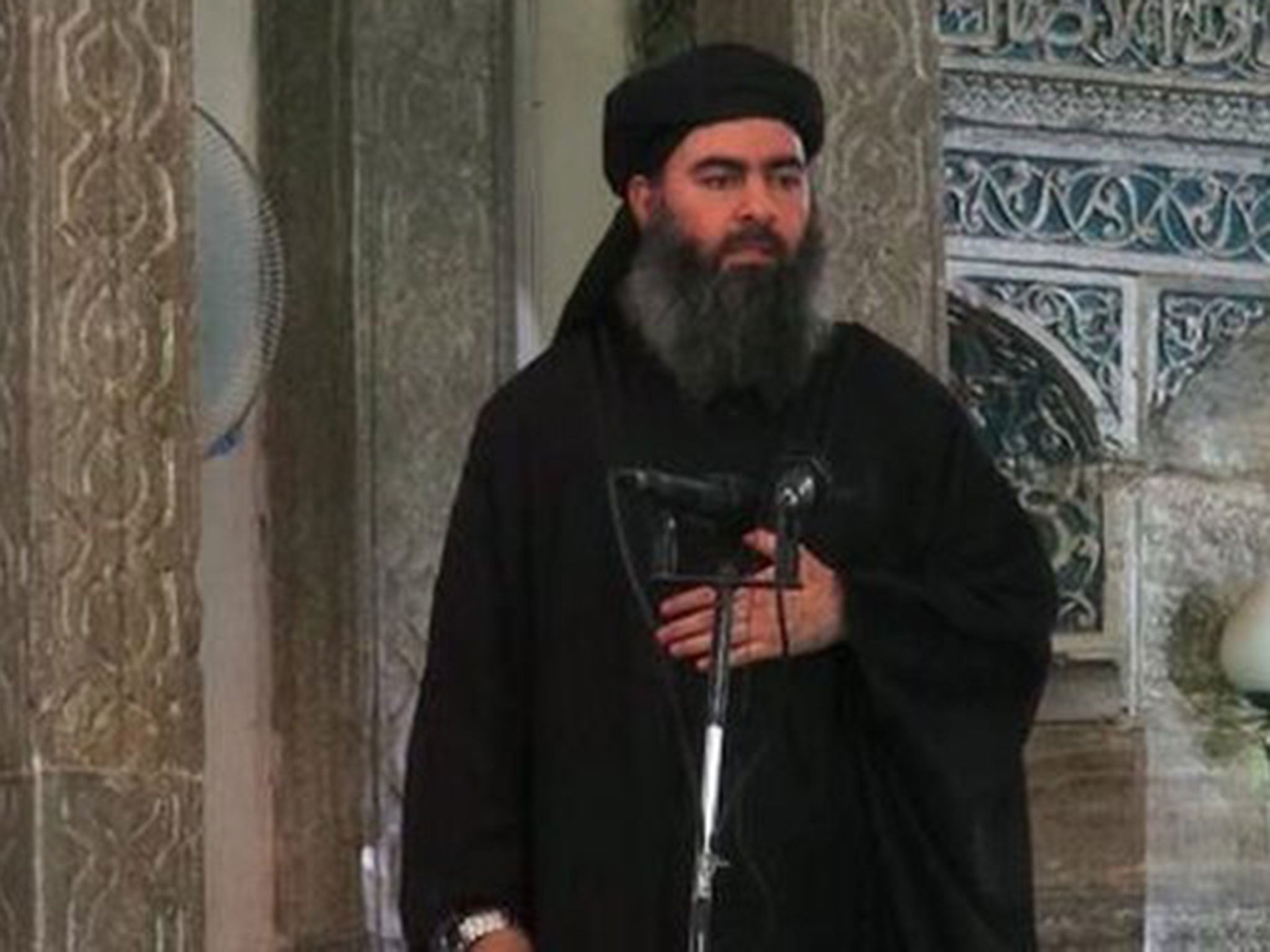 Abu Bakr al-Baghdadi made his first appearance on video when he gave a sermon in Mosul in July