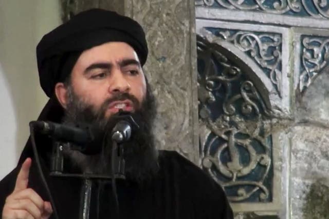 Baghdadi apparently forced himself upon the women living in his house (AP)