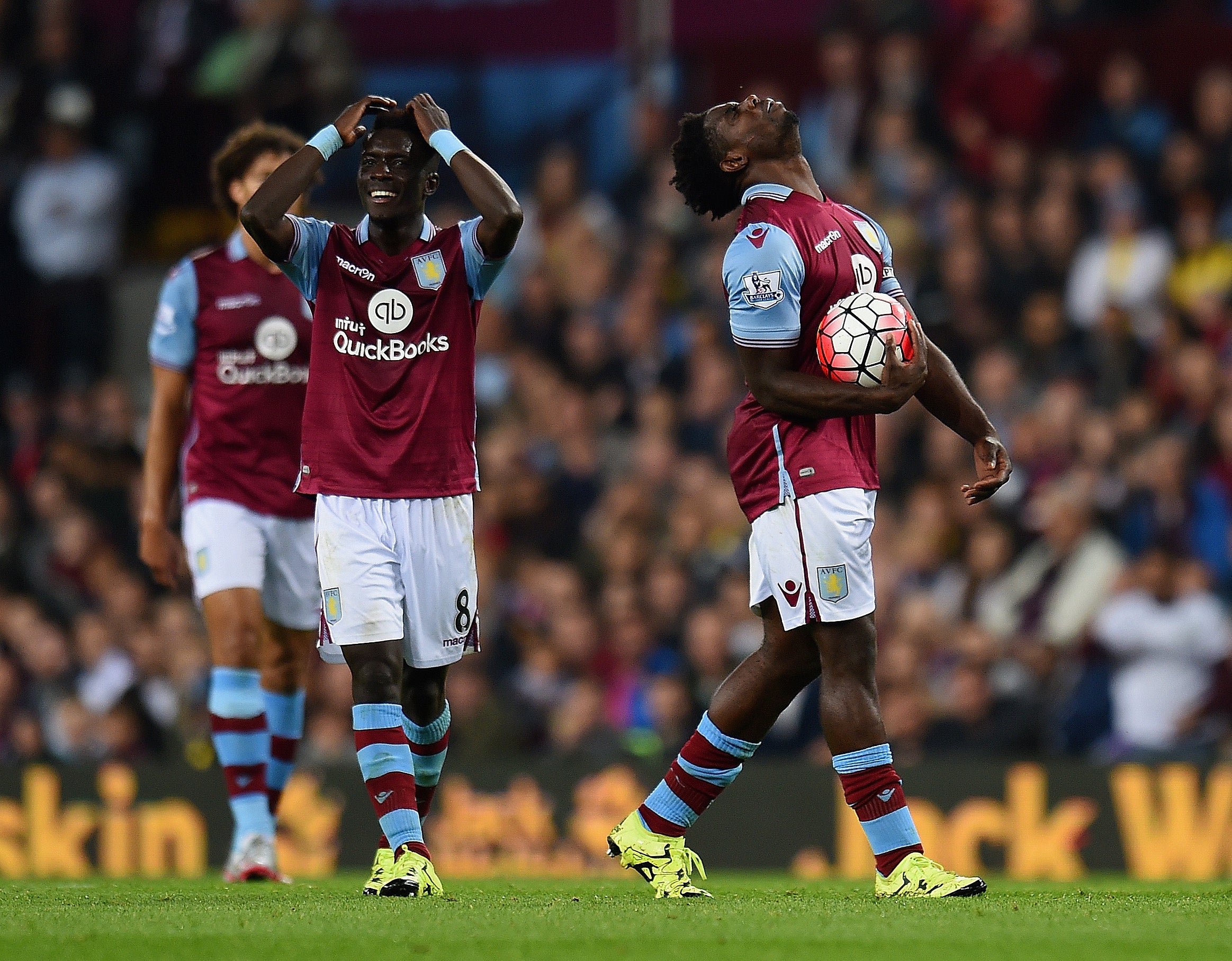 Micah Richards reacts to Manchester United's winner