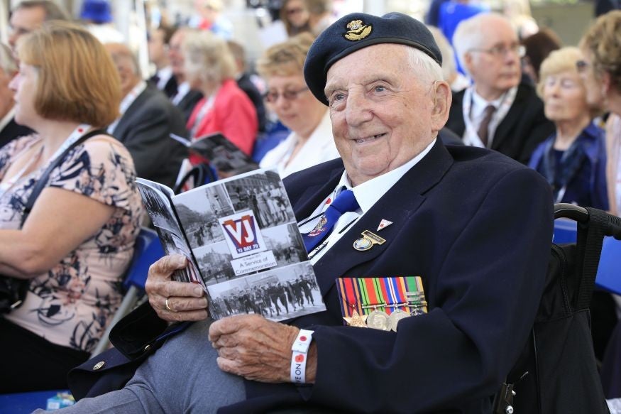 RAF veteran John Watkins, 89, from Boston, Lincolnshire