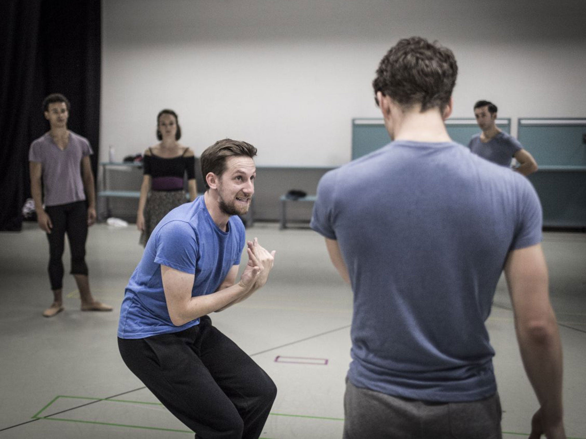 Jonathan Watkins with Tobias Batley at Northern Ballet