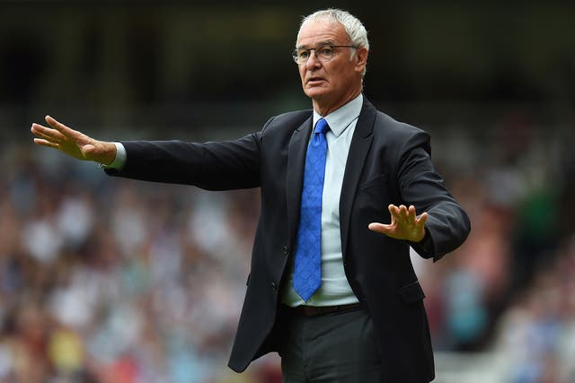 Ranieri has overseen a 100% start to the season for Leicester