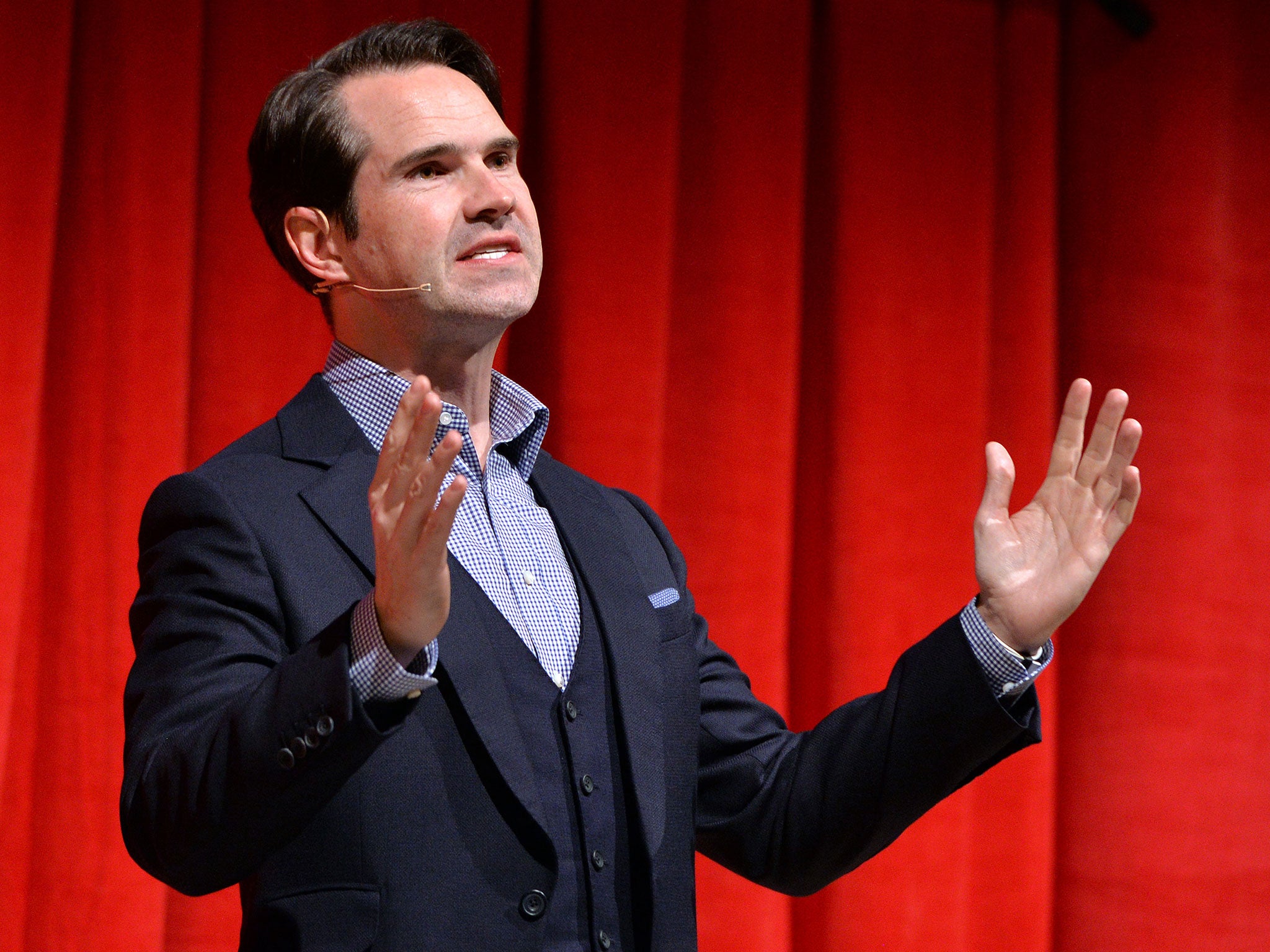 Jimmy Carr, unlike TS Eliot, has no need of patrons such as Francis Bacon’s Lady Sainsbury