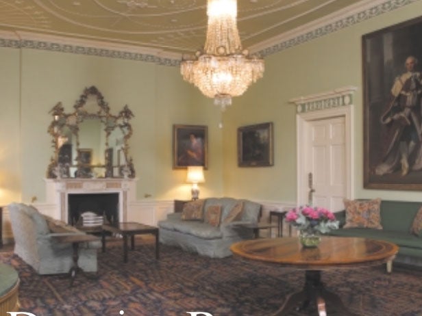 The drawing room in Bute House
