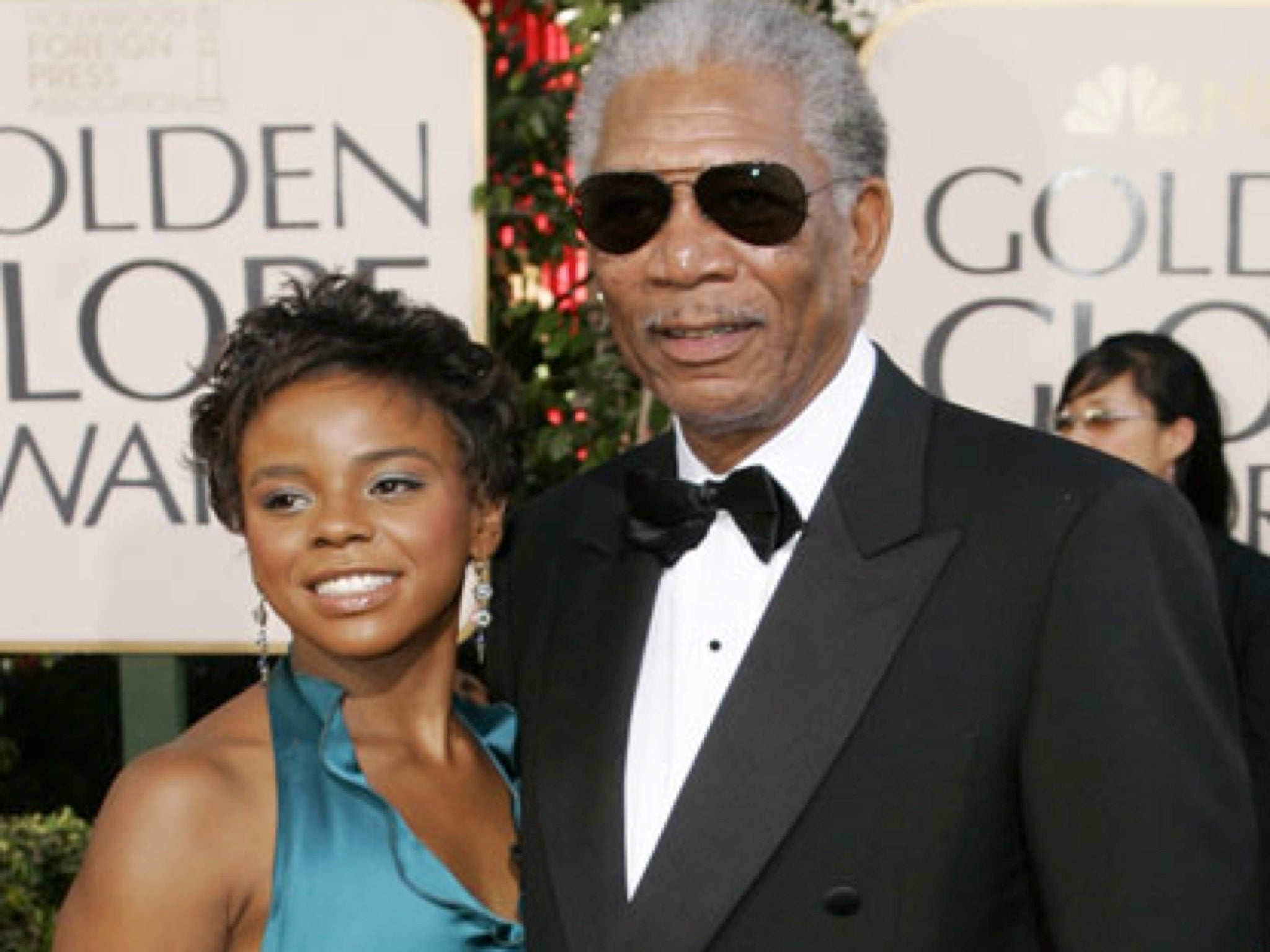 Edena Hines and Morgan Freeman