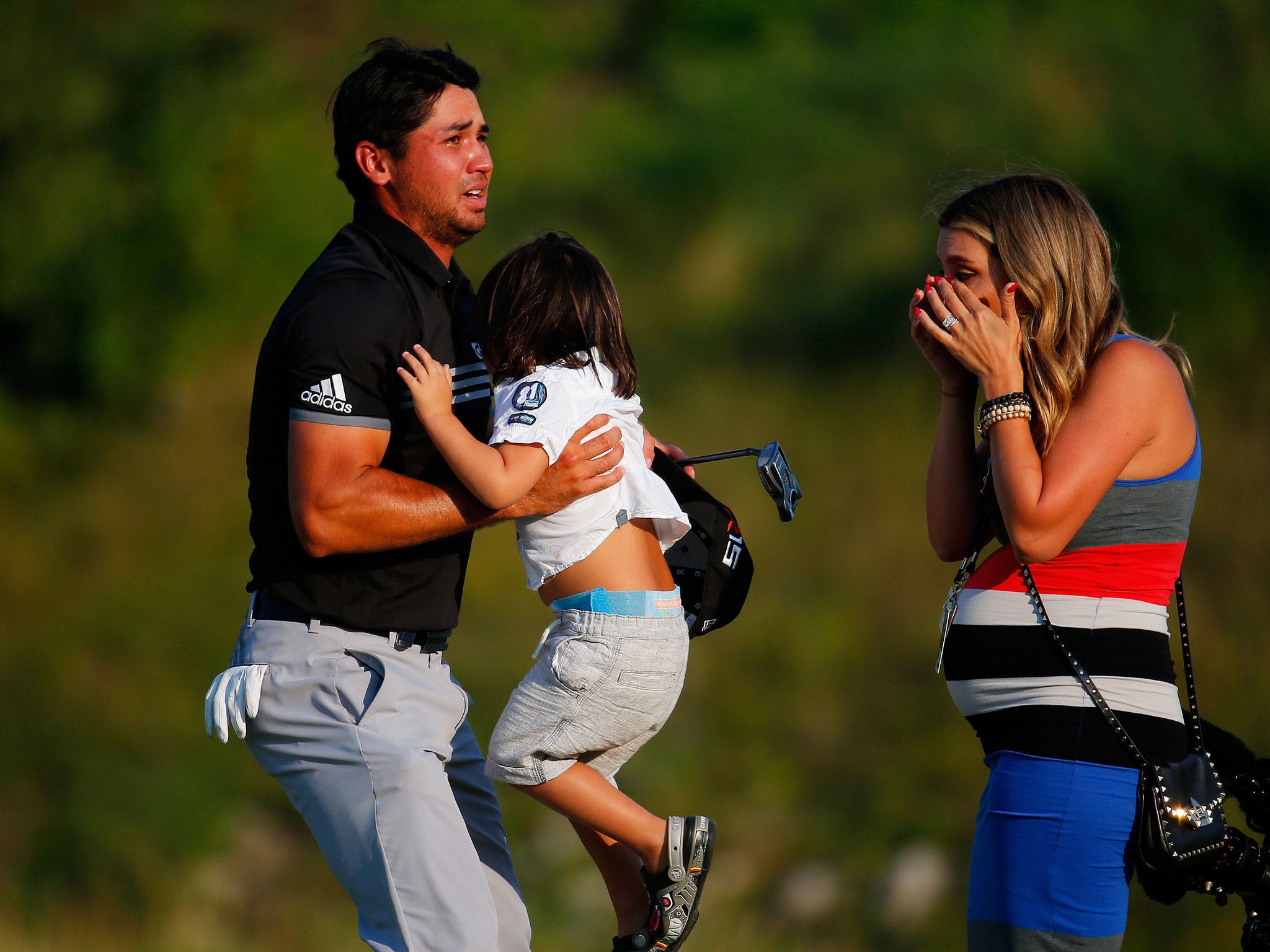 The 27-year-old was in tears even before tapping in for par on the 18th