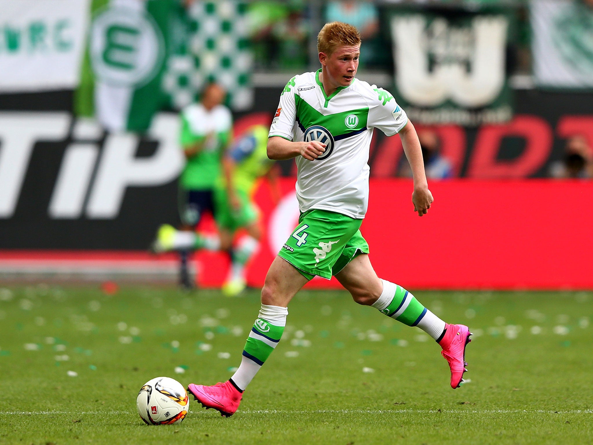 Wolfsburg midfielder Kevin De Bruyne