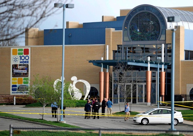 The Jewish Community Center of Greater Kansas City, where two people were fatally shot in 2013.