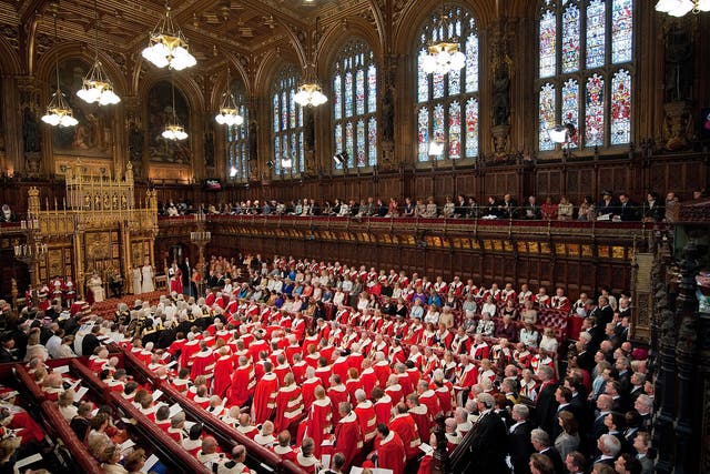 The House of Lords is totally unelected but can influence laws