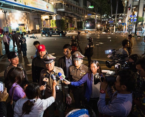 Ministers say the attack was designed to "destroy the Thai economy"