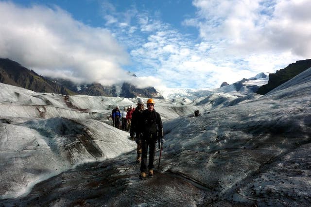 Skaftafell glacier walk