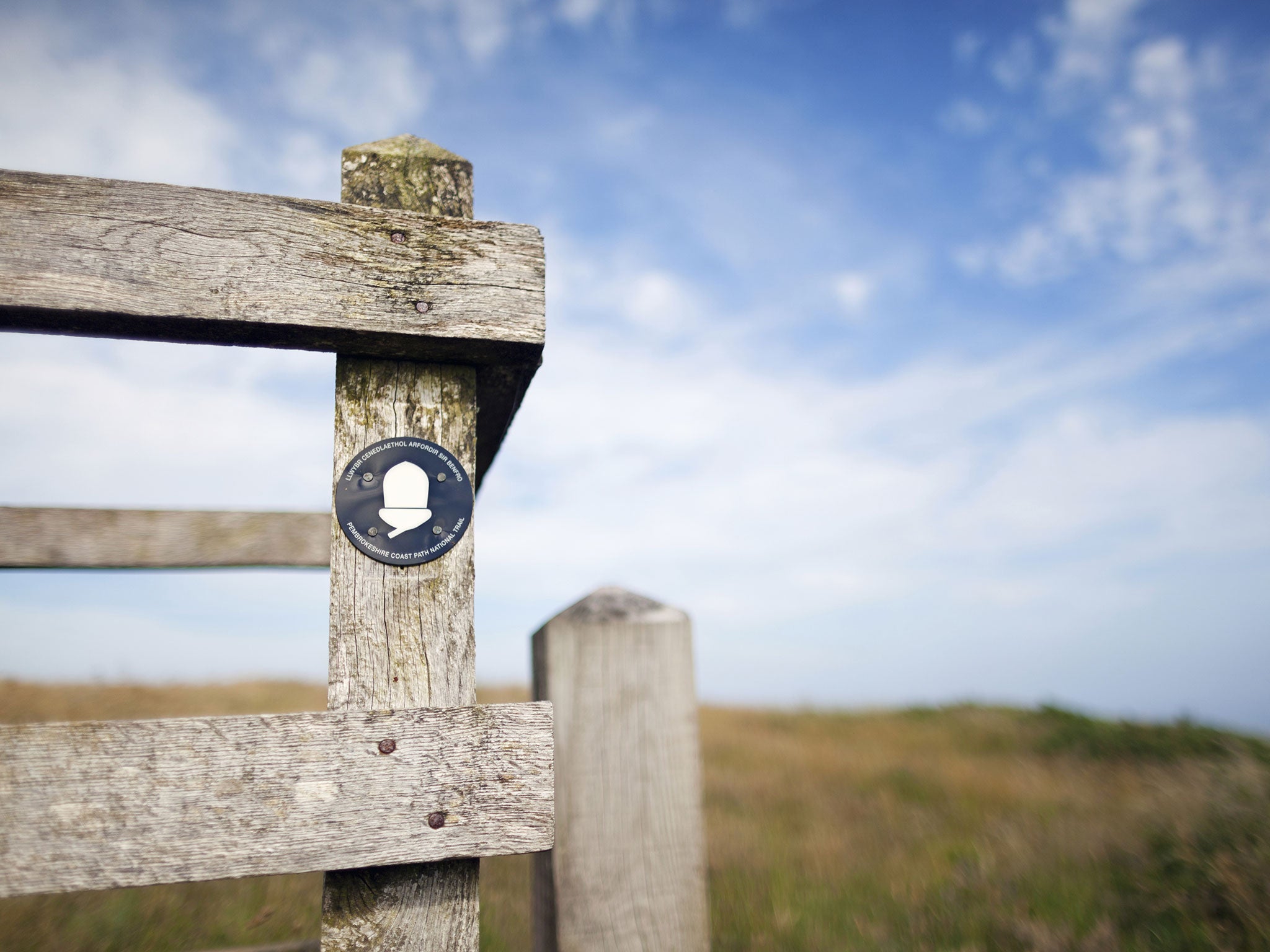 Symbol of Pembrokeshire Coast Path