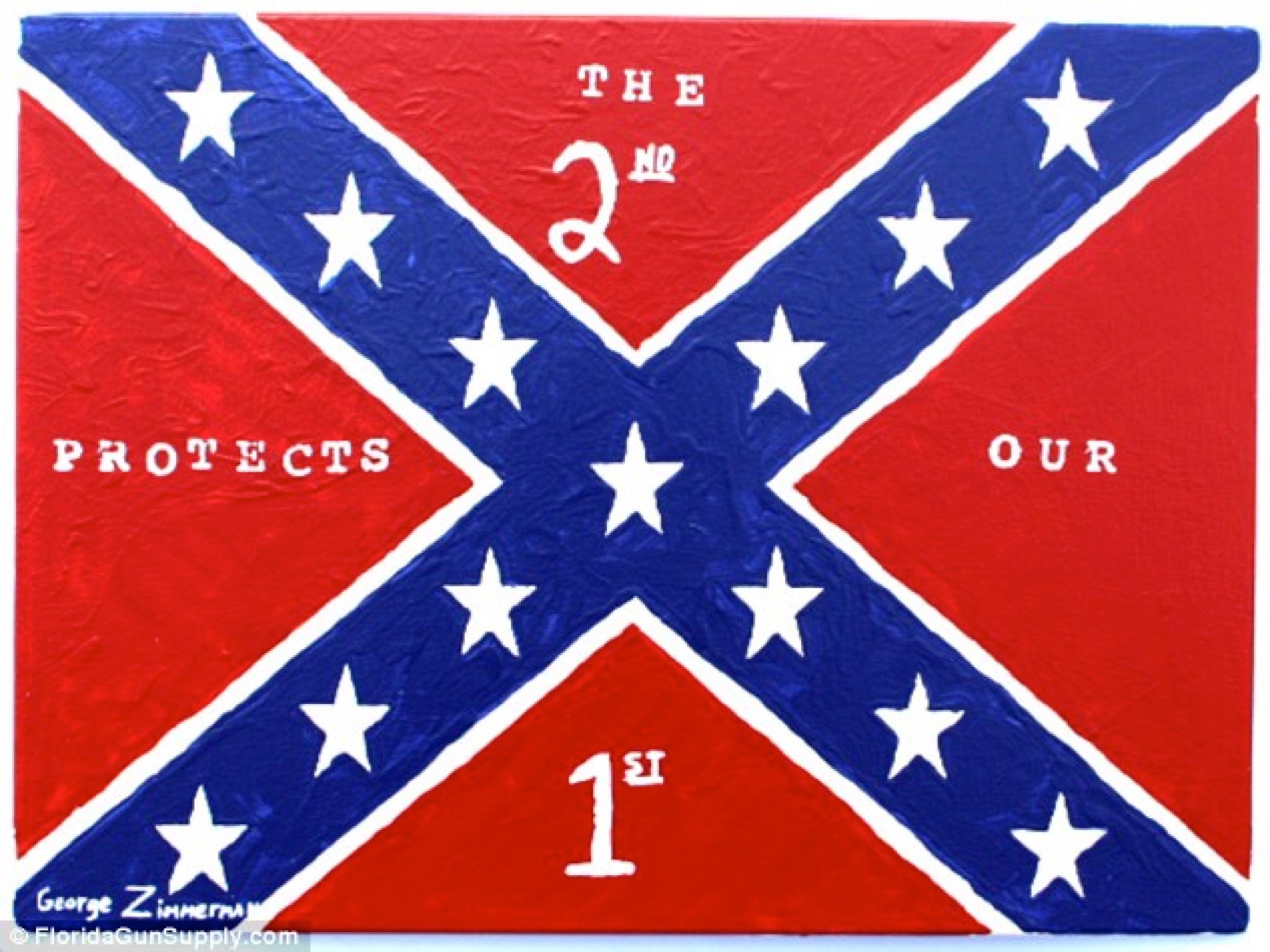 This flag is being sold by George Zimmerman