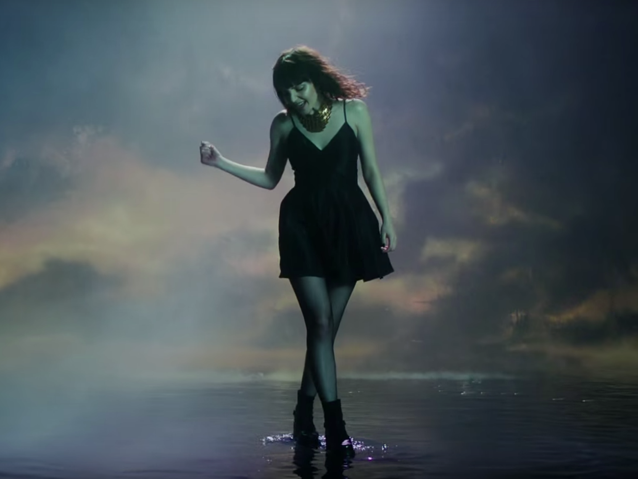 Chvrches lead singer Lauren Mayberry in the band's new video 'Leave a Trace'