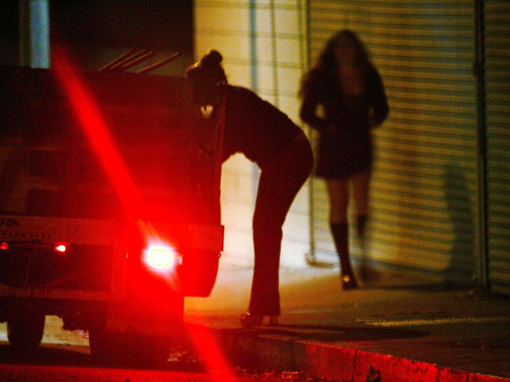 Sex workers caught a second time without the right highway clothing will be hauled into the police station. File photo