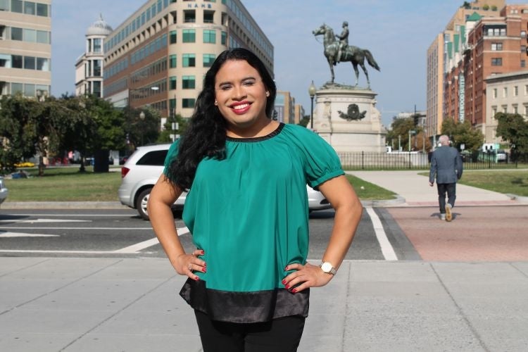 This handout photo provided by the National Center for Transgender Equality (NCTE) shows Raffi Freedman-Gurspan in Washington. The White House announced Freedman-Gurspan's appointment Tuesday as an outreach and recruitment director for presidential person