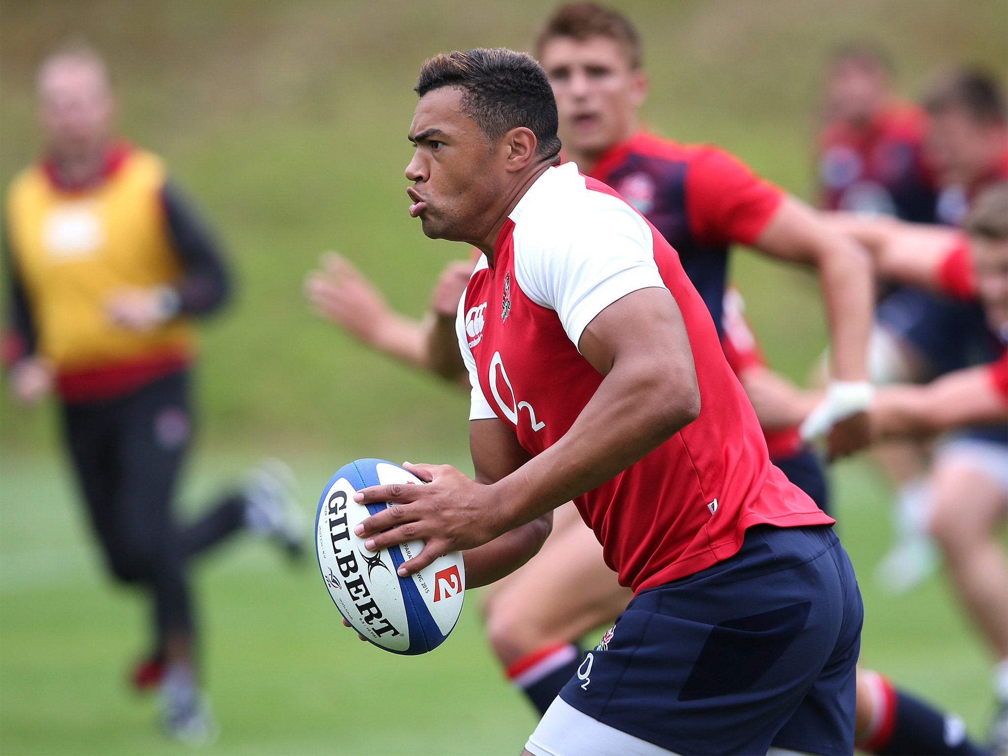 Luther Burrell, pictured, will resume his midfield partnership with Jonathan Joseph against France