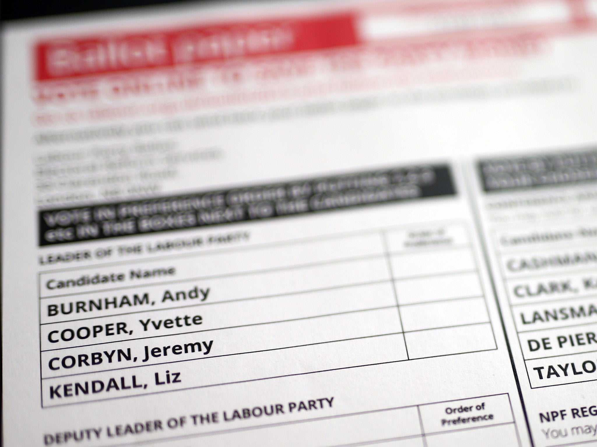 Labour Party members are due to vote in the Party leadership contest with results announced on the 12 September