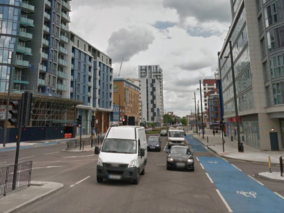 Stratford High Street and Warton Road junction