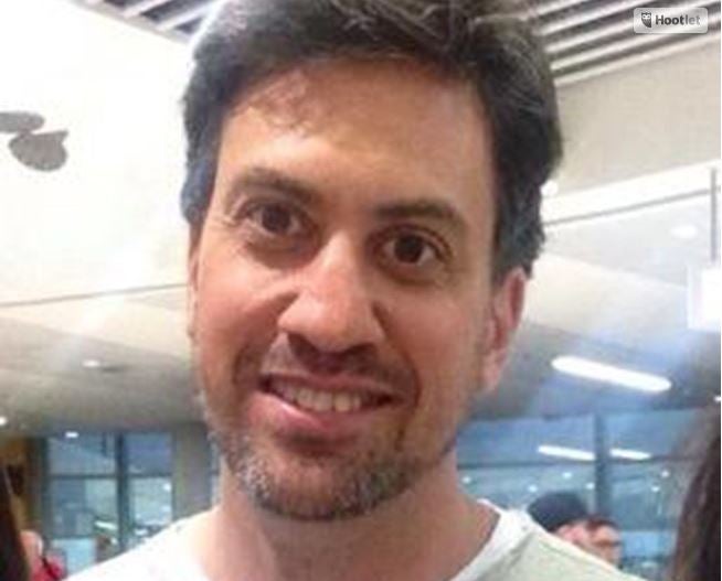 Ed Miliband is spotted with a beard