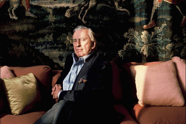 Rare gift: The late Gore Vidal, in Rome in 1993