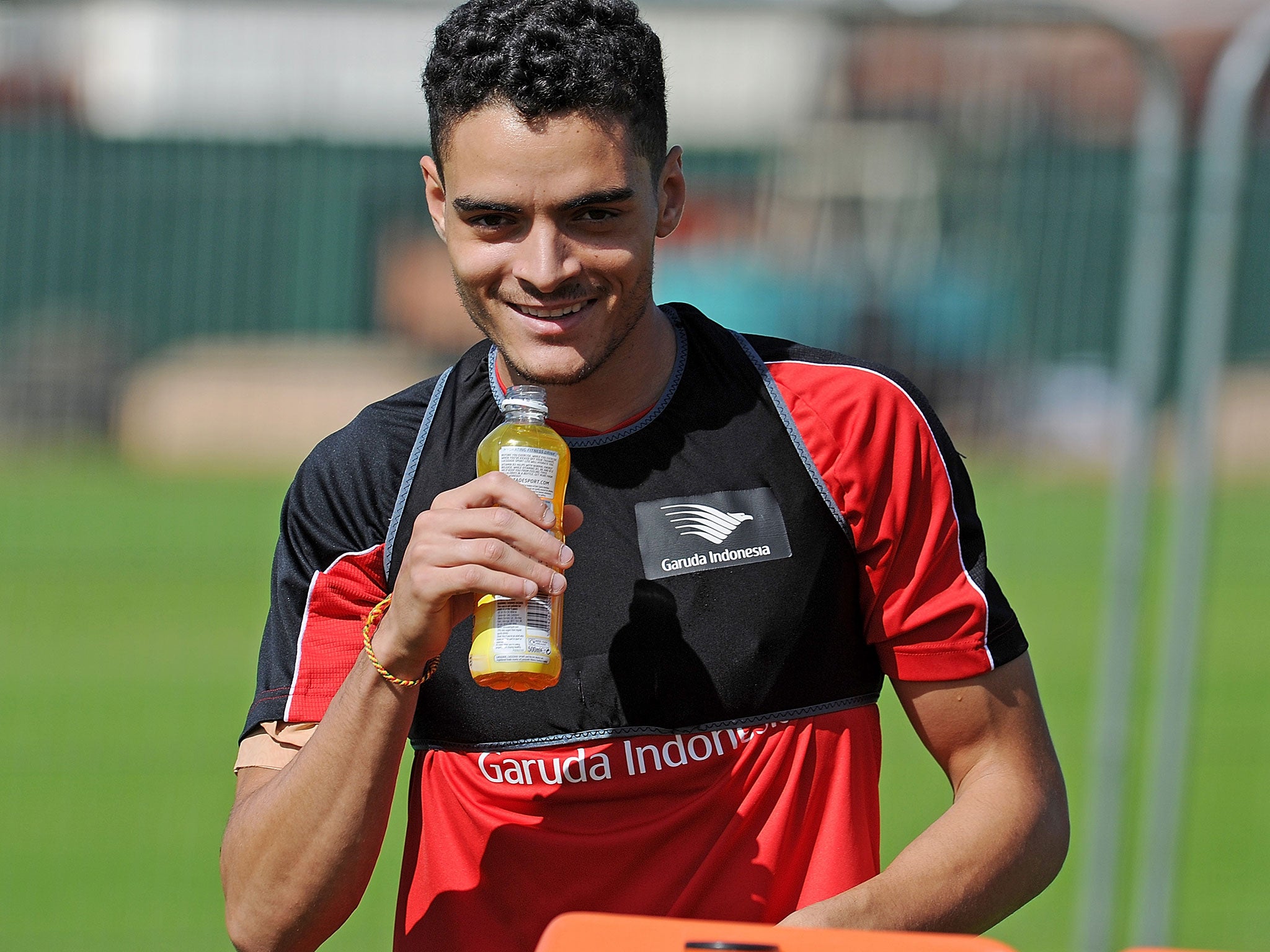 Tiago Ilori in Liverpool training