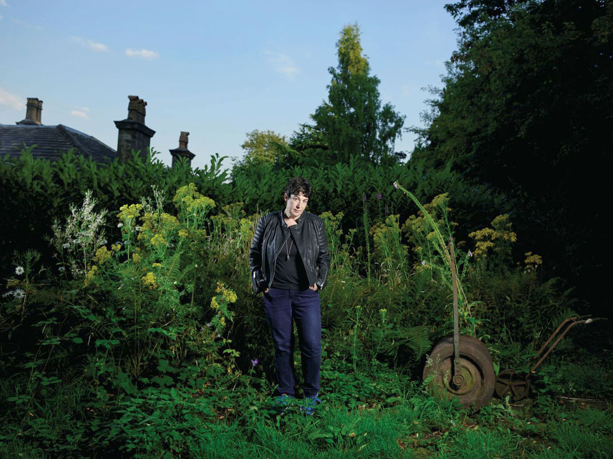 Force of nature: Joanne Harris in her garden