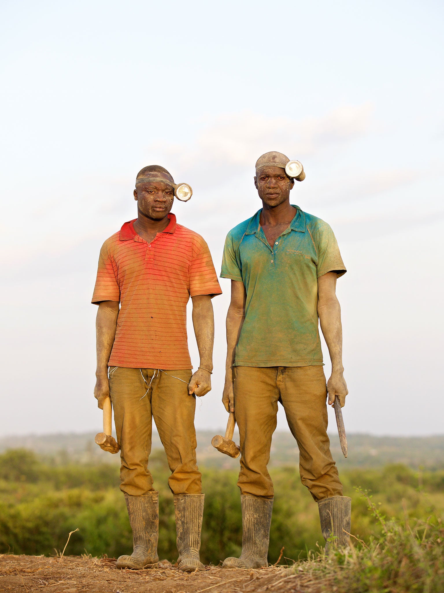 Gold mine workers in Migori: many of Kenya's mining laws date back to colonial times, with little provision made for small-scale operations