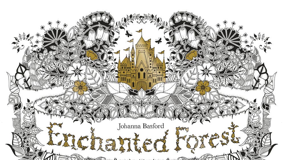 Enchanted Forest: An Inky Adventure & Colouring Book: £5, amazon