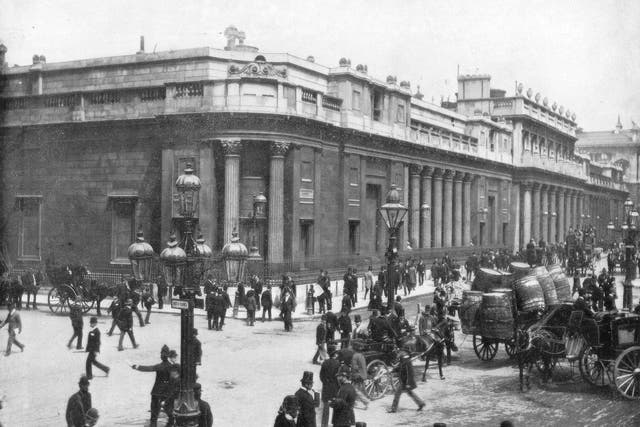 The Bank of England, in Threadneedle Street