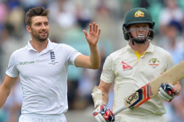 Mark Wood said Australia showed grit and determination on the first day of the final Ashes Test