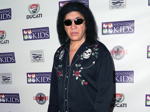 Gene Simmons attends the "Music On A Mission" benefit concert presented by Mending Kids at Lucky Strike Live in Hollywood, California.