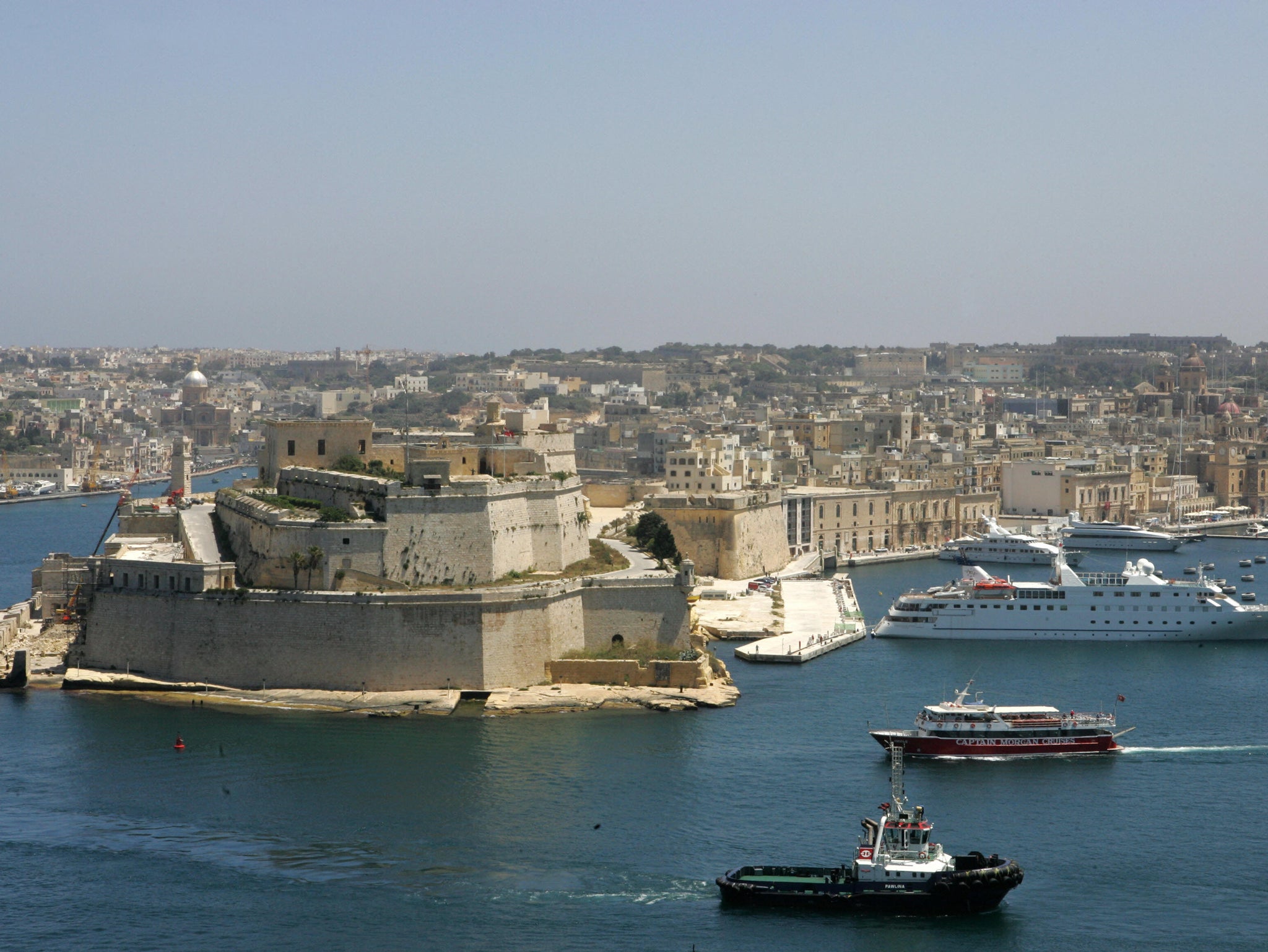 Valletta's Grand Harbour in Malta