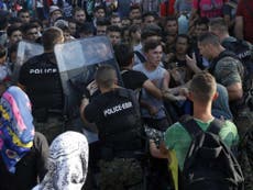 Macedonian police use tear gas on desperate migrants