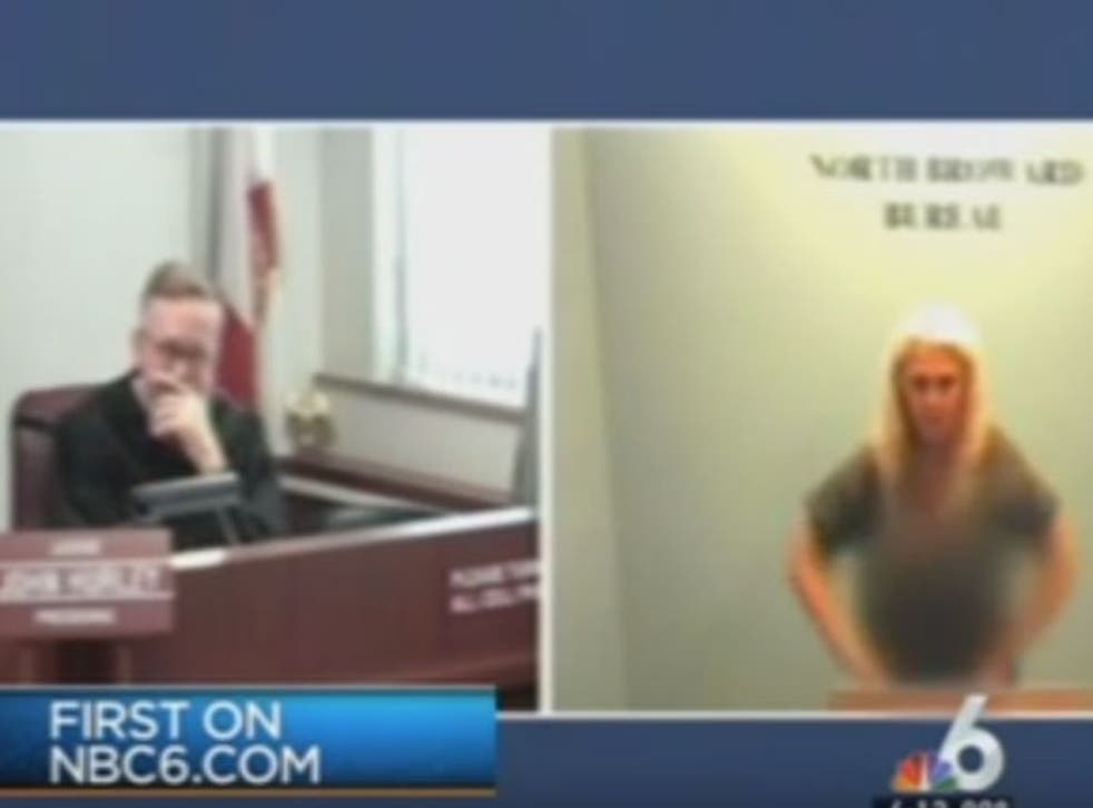 Amateur Porn Star Flashes Breasts At Judge In Middle Of Court Appearance The Independent The