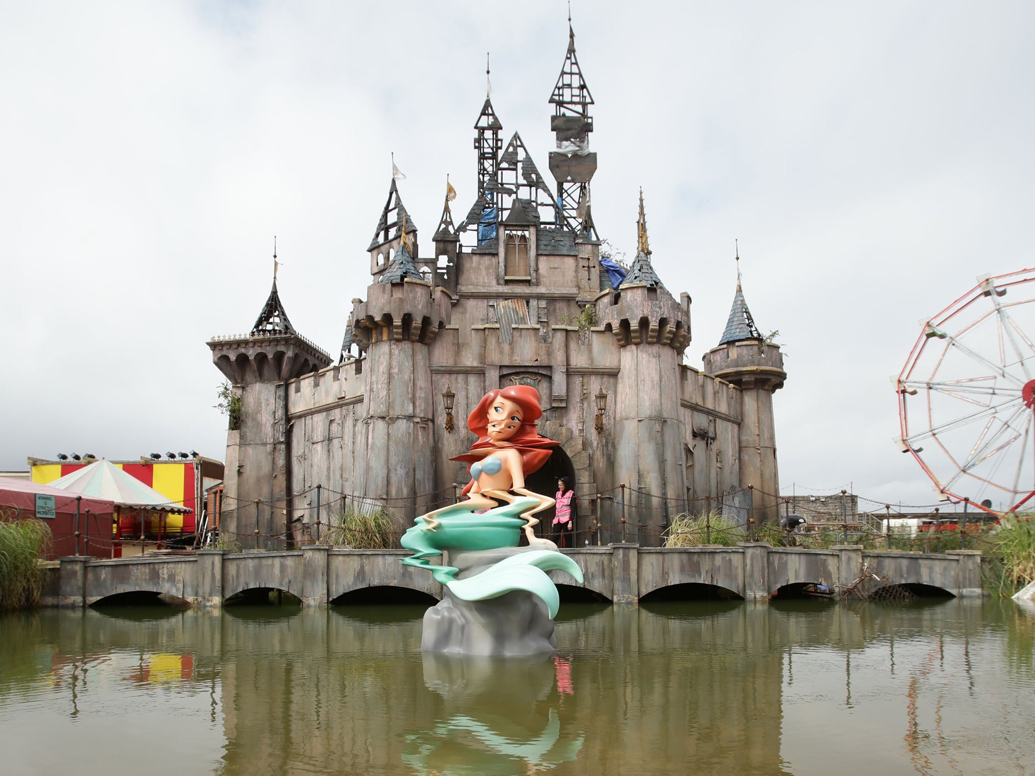 Dismaland: Banksy's 'bemusement park' is deeply unsettling but 
