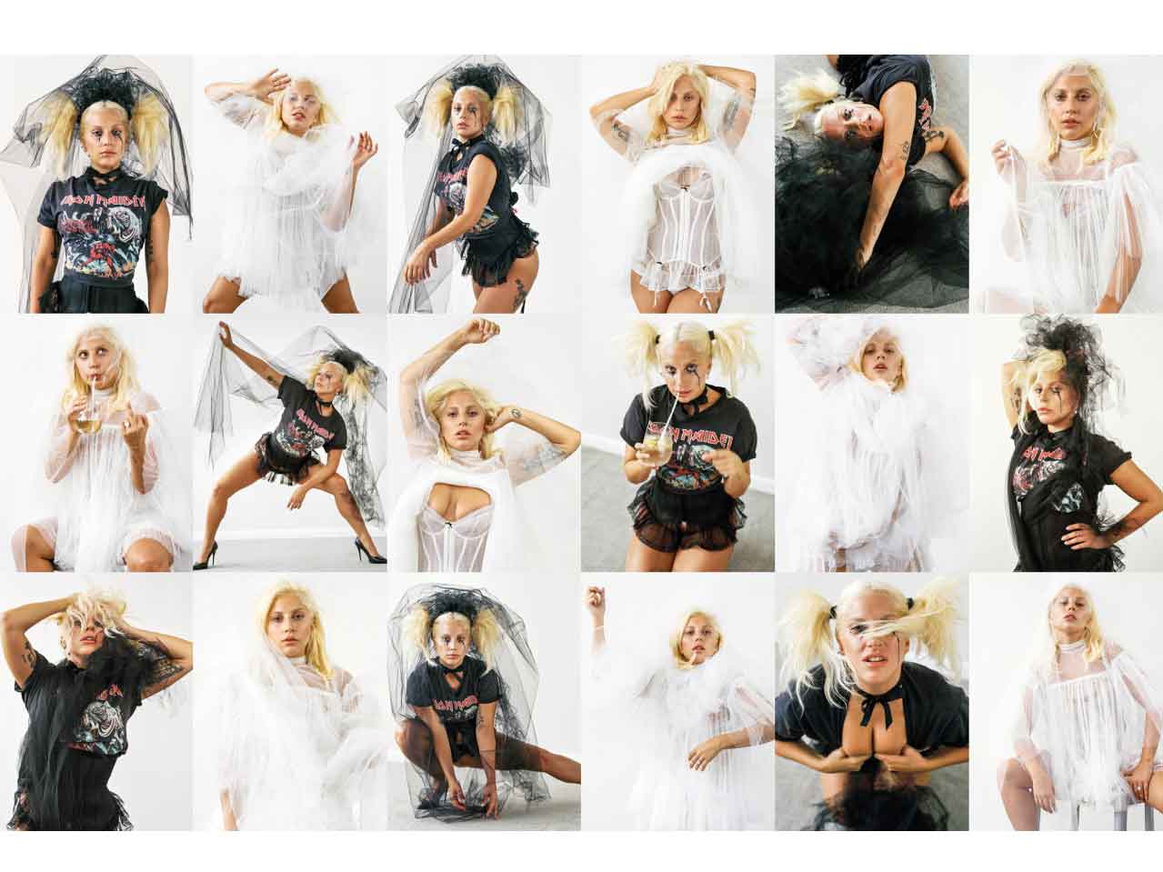 Lady Gaga shot by Bruce Weber for CR Fashion Book