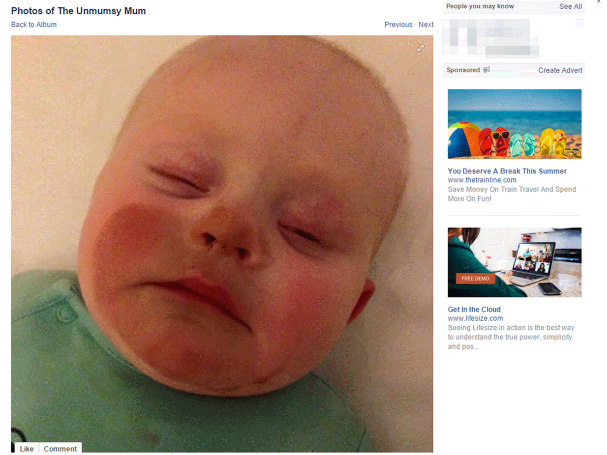 Colley's picture of her 'tanned' baby went viral in a matter of hours