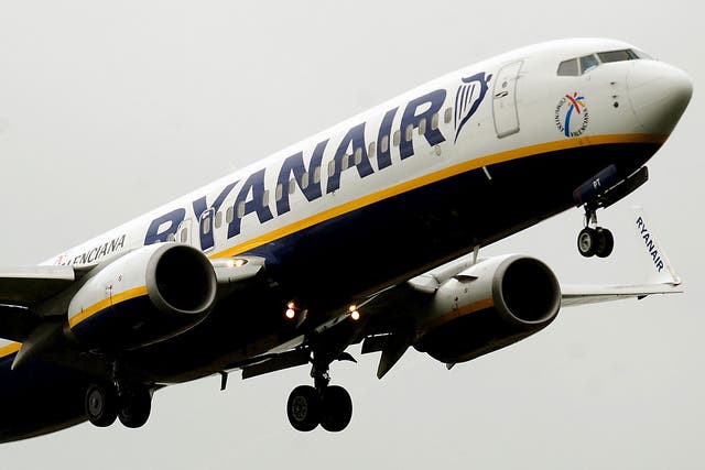 Airport security prevented Mary from taking her walking stick aboard a Ryanair flight