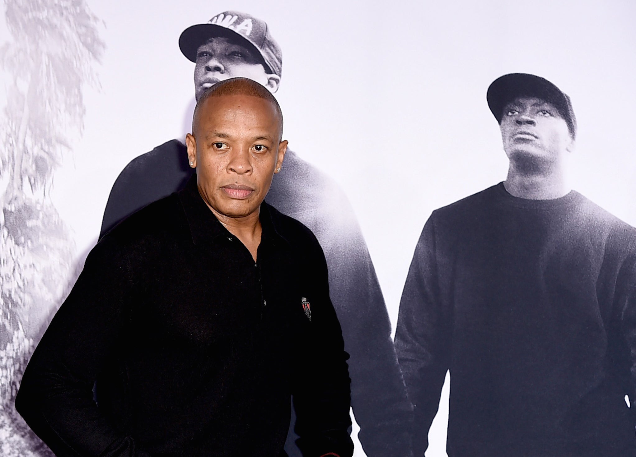Dr Dre attends the premiere of 'Straight Outta Compton.'