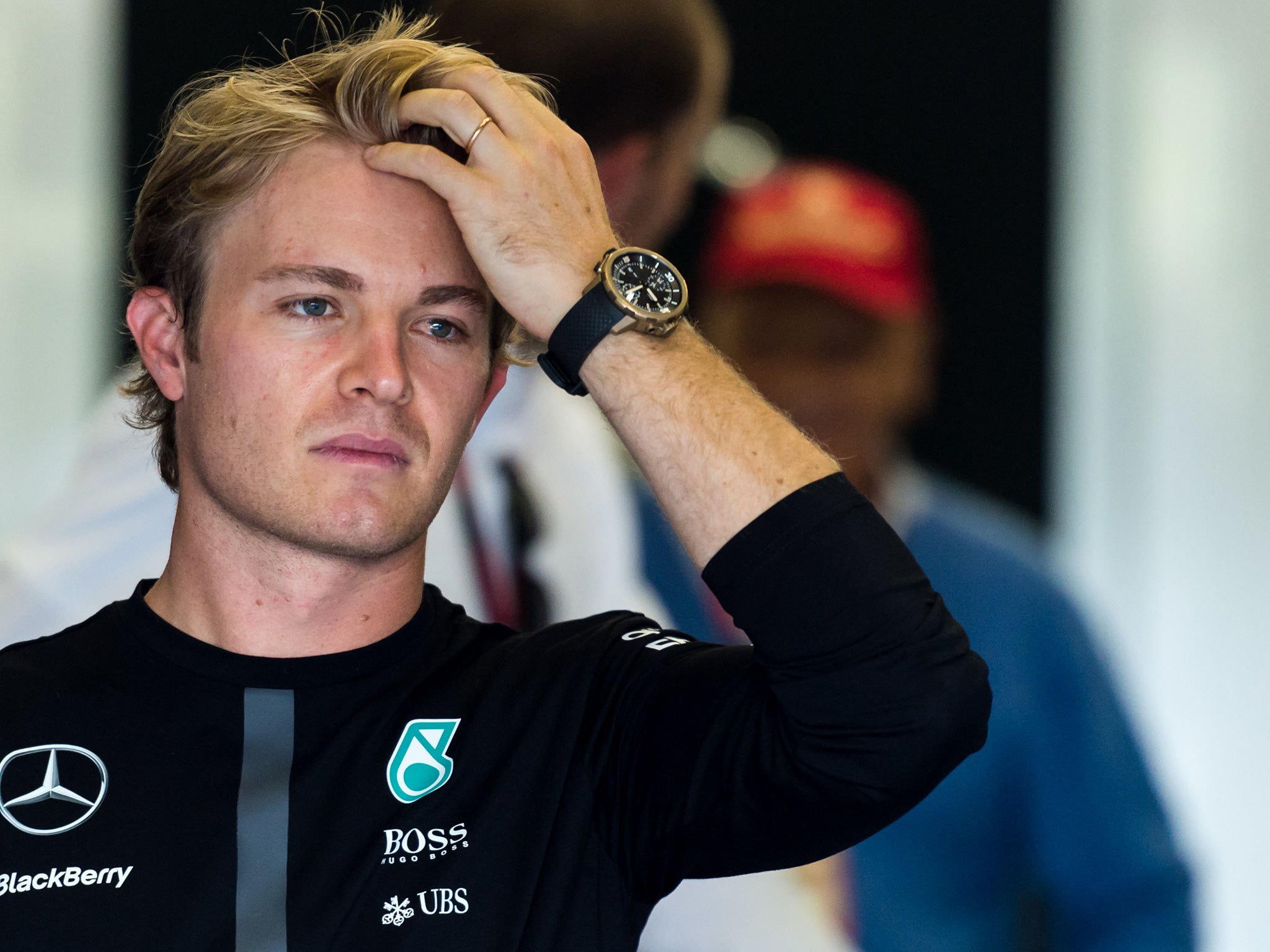 Nico Rosberg said that his mishap was not down to the skill of the Mercedes driver