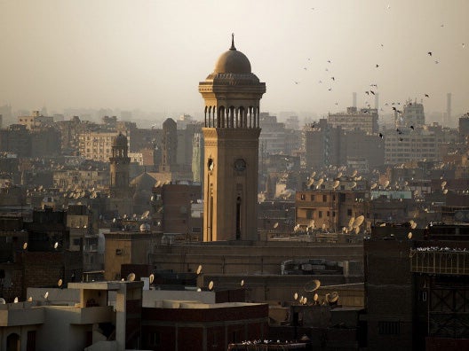 Cairo city: the Middle East has seen a sharp decrease in fossil fuel emmissions over the last five years