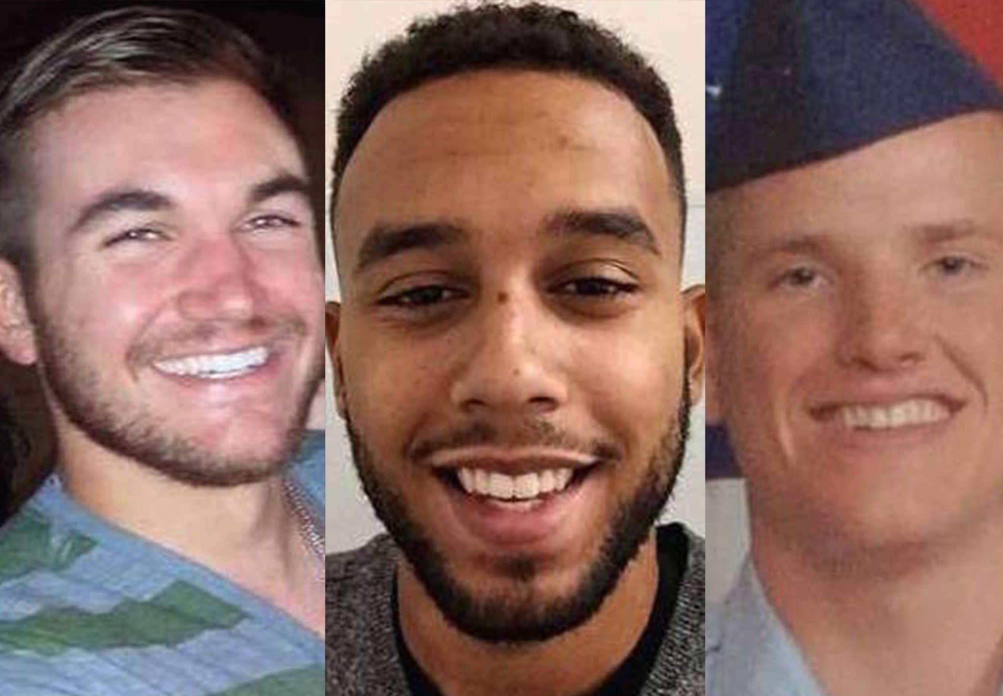 Alek Skarlatos, Anthony Saddler and Spencer Stone