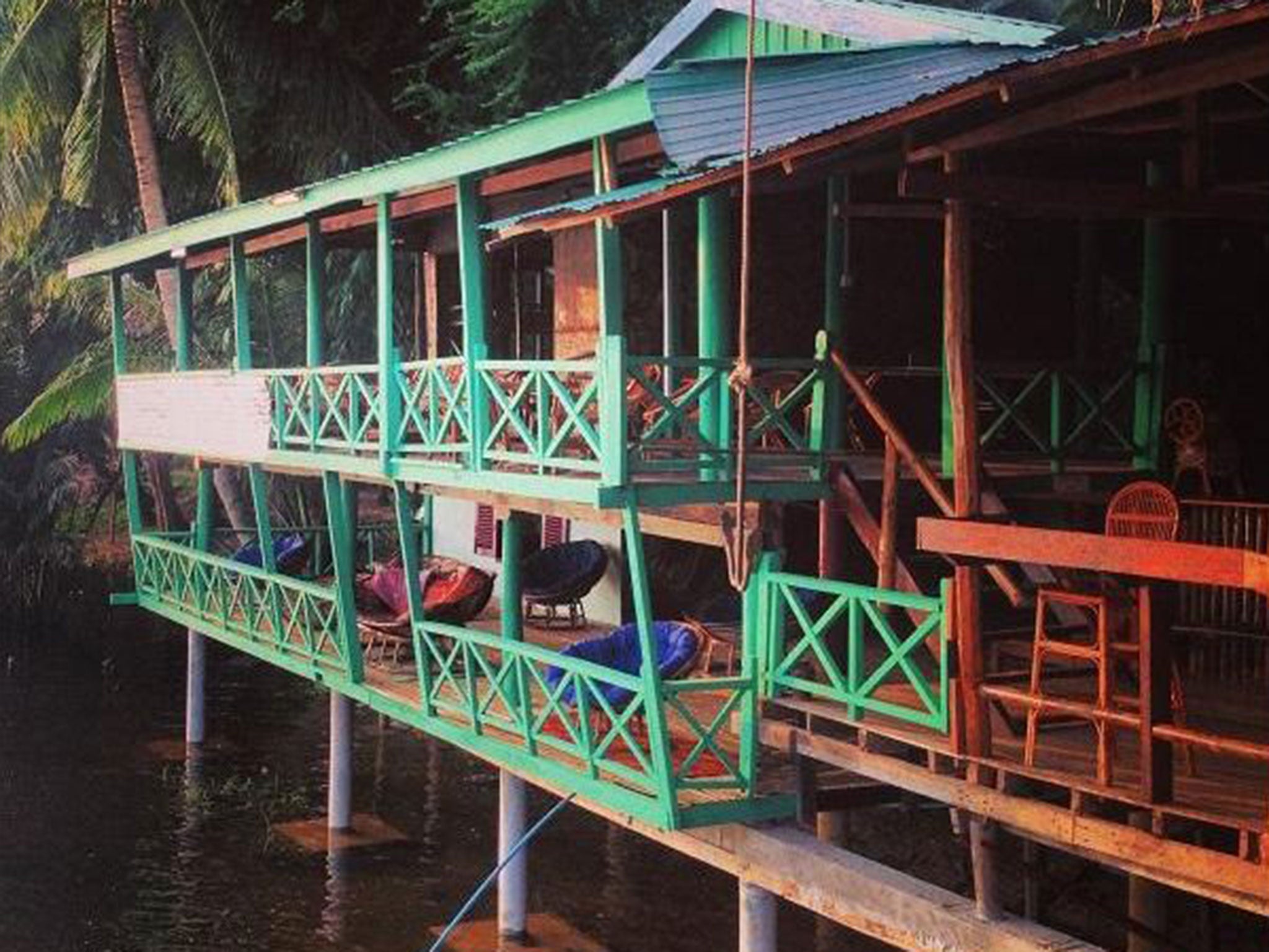 Arcadia Backpackers, in Kampot, where the attack is alleged to have happened (Tripadvisor)